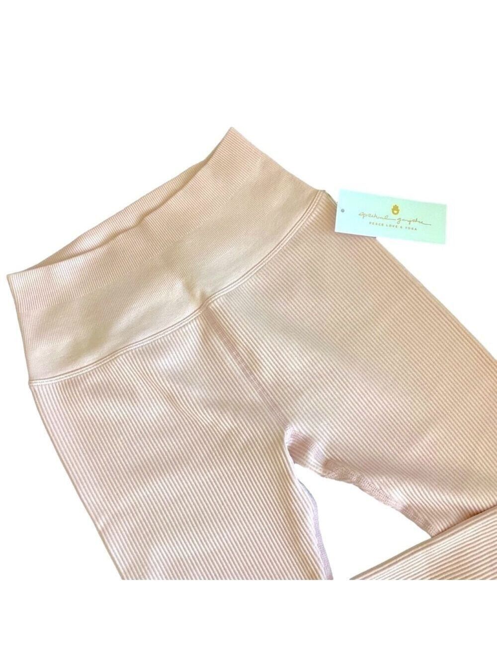 Spiritual Gangster Rose Quartz High Waist Leggings - Picture 2 of 7